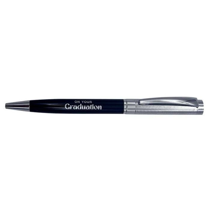Gibson Gifts Graduation Pen Writing Ballpoint Stationery Silver/black Barrel