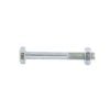 Zenith M8 x 75mm Zinc Plated Hex Head Bolt And Nut