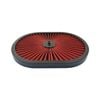 Extreme Oval Top Air Cleaner Element 11-3/8" Red Filter