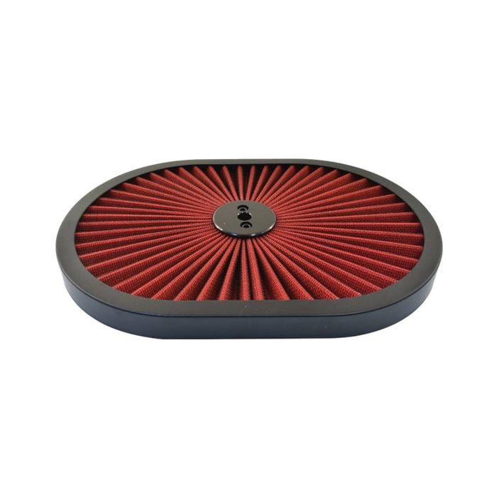 Extreme Oval Top Air Cleaner Element 11-3/8" Red Filter