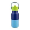 Oasis Stainless Steel Double Wall Insulated Junior Drink Bottle With Sipper 400ml - Peacock Blue