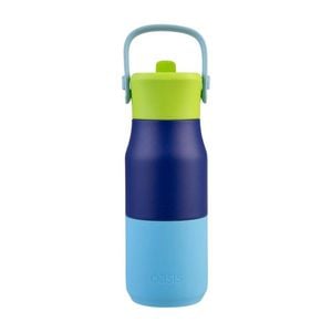Oasis Stainless Steel Double Wall Insulated Junior Drink Bottle With Sipper 400ml - Peacock Blue