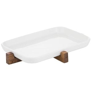 Ladelle Alto Oven To Table 32cm Flat Rib Dish With Trivet