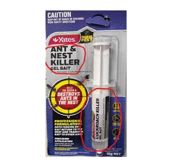 Product Recall AU - YATES HOME PEST ANT & NEST KILLER GEL BAIT