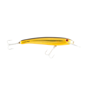 Halco Laser Pro 190 XDD Crazy Deep Hard Body Fishing Lure H51 Chrome Gold Black Back