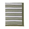 Living Textiles Chenille Blanket - Stripes Sage
