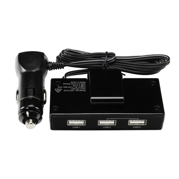 Aerpro 4.5A 3x Port USB In-Car Charger