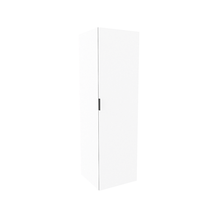 Lugna 2048 x 600 x 580mm White 3 Shelf 3 Drawer Right Hinged Door Storage Cabinet