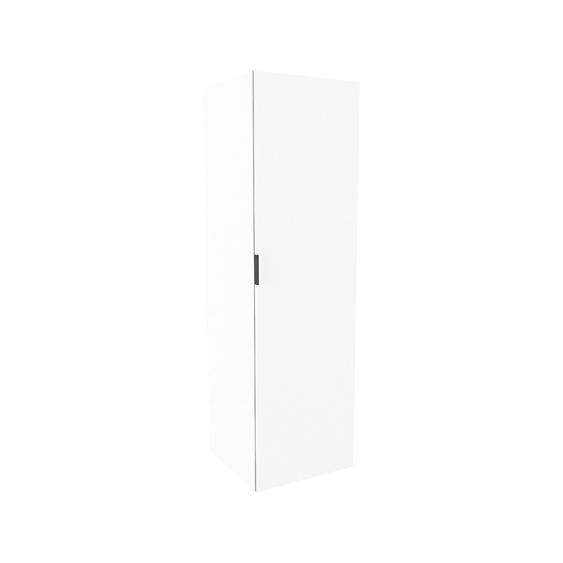 Lugna 2048 x 600 x 580mm White 3 Shelf 3 Drawers Right Hinged Door Storage Cabinet