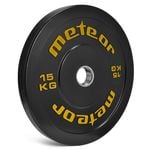 METEOR 15kgx1 Bumper Weight Platesfor Olympic Barbells