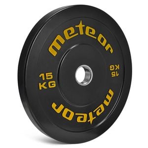 METEOR 15kgx1 Bumper Weight Platesfor Olympic Barbells