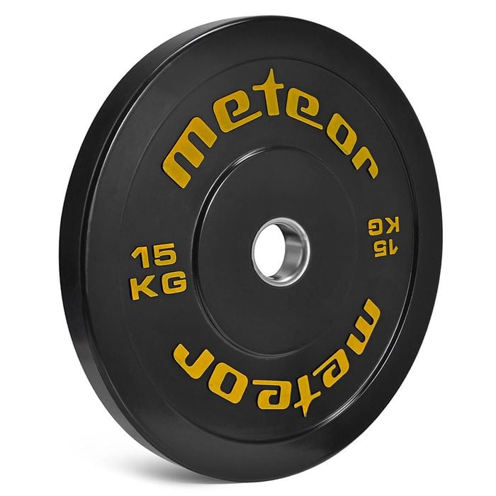 METEOR 15kgx1 Bumper Weight Platesfor Olympic Barbells