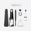 Enya NEXG V2 Carbon Fibre Smart Audio Acoustic Guitar - Deluxe Version - White