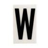 Sandleford 85mm White Self Adhesive House Letter W