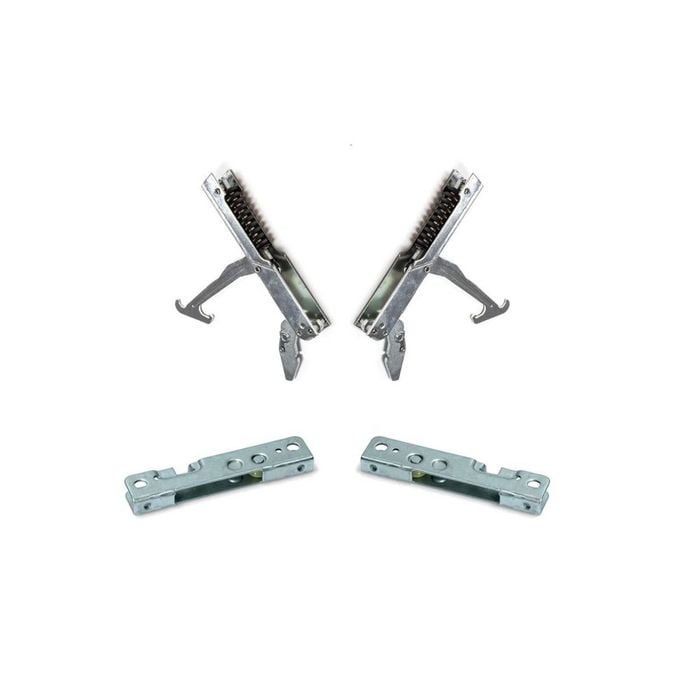 Oven Door Hinges Complete Kit Assembly With Supports 931330532kit, Suits Smeg