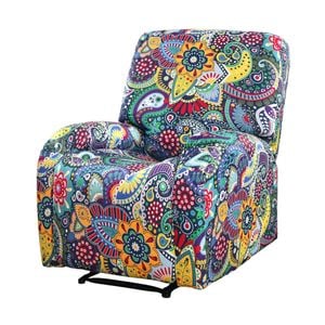 Artiss Stretch Kids Recliner Cover 4-pieces Slipcovers Printed Polyester