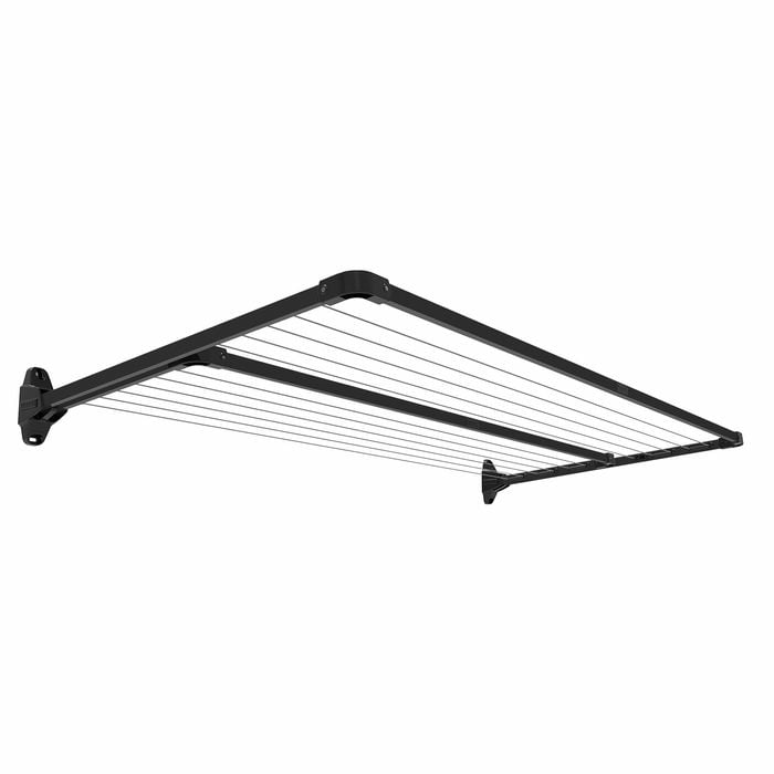 Daytek Twin Fold Down Clothesline - Obsidian