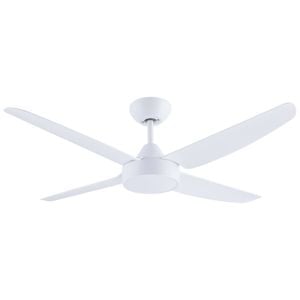 Arlec 120cm White 4 Blade Chicago AC Ceiling Fan