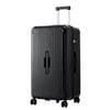 Wanderlite 28" Trunk Luggage Suitcase Travel 5 Wheels Type-c Port Tsa Black