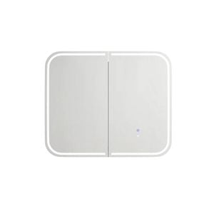 Attica 900 x 750mm Matte White Porta LED Soft Square Shaving Cabinet