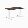 Desky Fixed Height Ergo Edge Office Desk White Frame 120cm