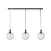 Oriel Lighting Legarno Trilight 3 Light Pendant Light Clear Glass