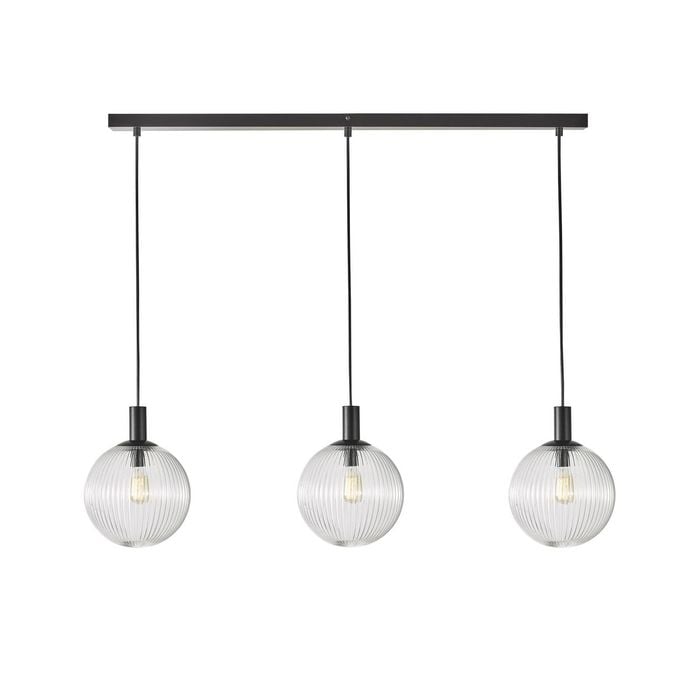 Oriel Lighting Legarno Trilight 3 Light Pendant Light Clear Glass
