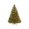Costway 1.8M Pre-lit LED Christmas Tree w/Pine Cones Holiday Decoration