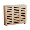 Artiss Shoe Rack Storage Cabinet 30 Pairs Walnut