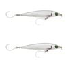 2x Rapala 12cm Saltwater X Rap Long Cast Shallow Minnow Fish Lures - Ghost
