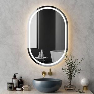 Embellir 50x75cm LED Wall Mirror Oval