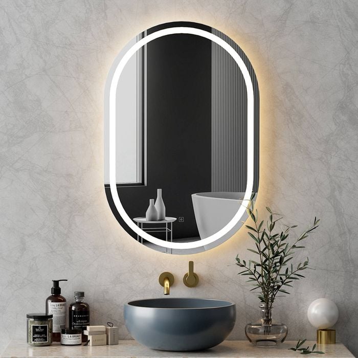 Embellir 50x75cm LED Wall Mirror Oval
