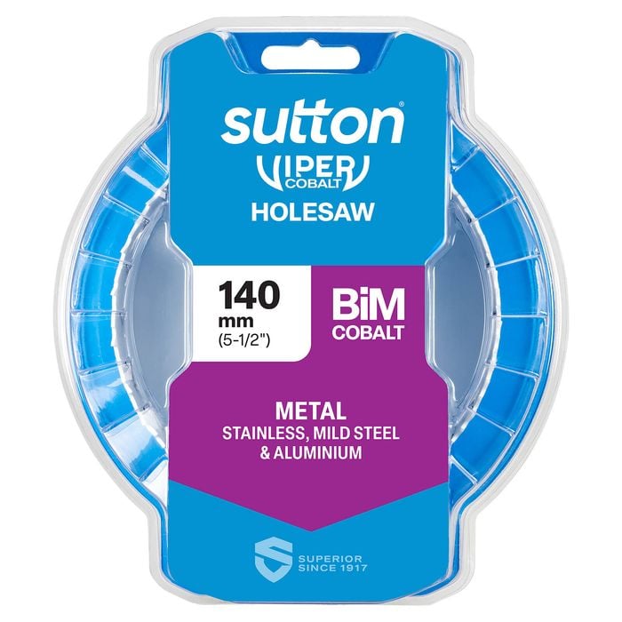 Sutton 140mm Viper Bimetal Cobalt Holesaw 