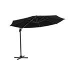 Coolaroo 3.5m Round Charcoal Mindil Cantilever Umbrella