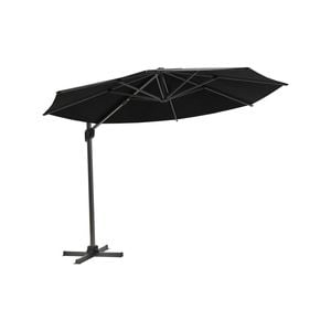 Coolaroo 3.5m Round Charcoal Mindil Cantilever Umbrella