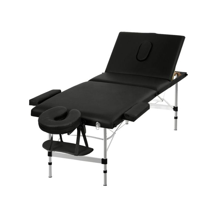 Zenses Massage Table Black 3 Fold