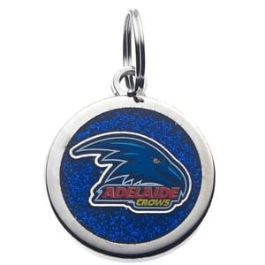 Afl Pet Id Tag - Adelaide Crows - Engravable - 25mm Diameter