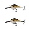 2x 13 Fishing 60mm Jabber Jaw Deep Crankbait Fishing Lures - Truffle Butter
