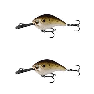 2x 13 Fishing 60mm Jabber Jaw Deep Crankbait Fishing Lures - Truffle Butter