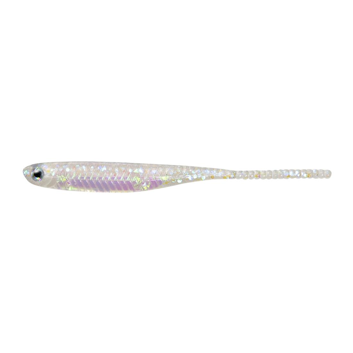 Fish Arrow Flash J Slim 1.5" SW Soft Plastic Ajing Fishing Lure 154 Keimura Crystal Lame / Aurora