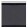 AlfrescoPlus 960mm Cadet Grey Double Door Module