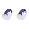 2PK Dexas Silicone 19cm Mezzaluna Chopper Slicer - Purple