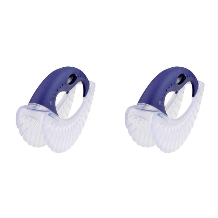 2PK Dexas Silicone 19cm Mezzaluna Chopper Slicer - Purple