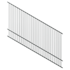 ProtectorAl 1201-2400W x 1500H Monument Raked 16-30º Flat Top Pool Fence Panel