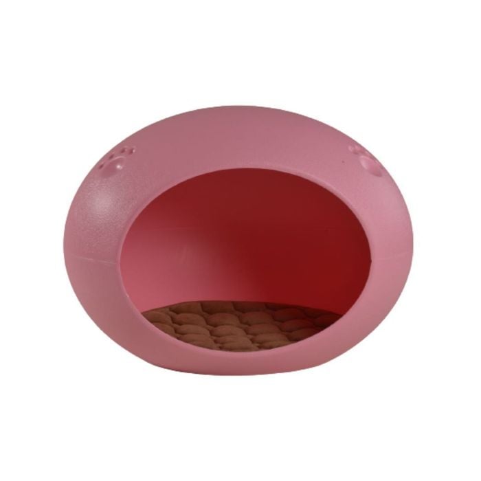 Yes4pets Medium Cave Cat Kitten Box Igloo Cat Bed House Dog Puppy House Pink