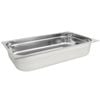 Vogue Gastronorm Tray Stainless Steel 1/1 100mm Deep Commercial Kitchen Food Pan Storage