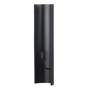 Amalfi Kingston Candle Wall Sconce Black 58.5x17x10.5cm