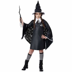 Witch in Training Sorceress Magic Salem School Book Week Child Girls Costume M