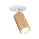 Brilliant Jez DIY 1 Light Wood Grain Spotlight