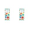 2x Djeco 12 Water Colour Palette Classic Kids Art/craft Paint Set W/ Brush 6y+
